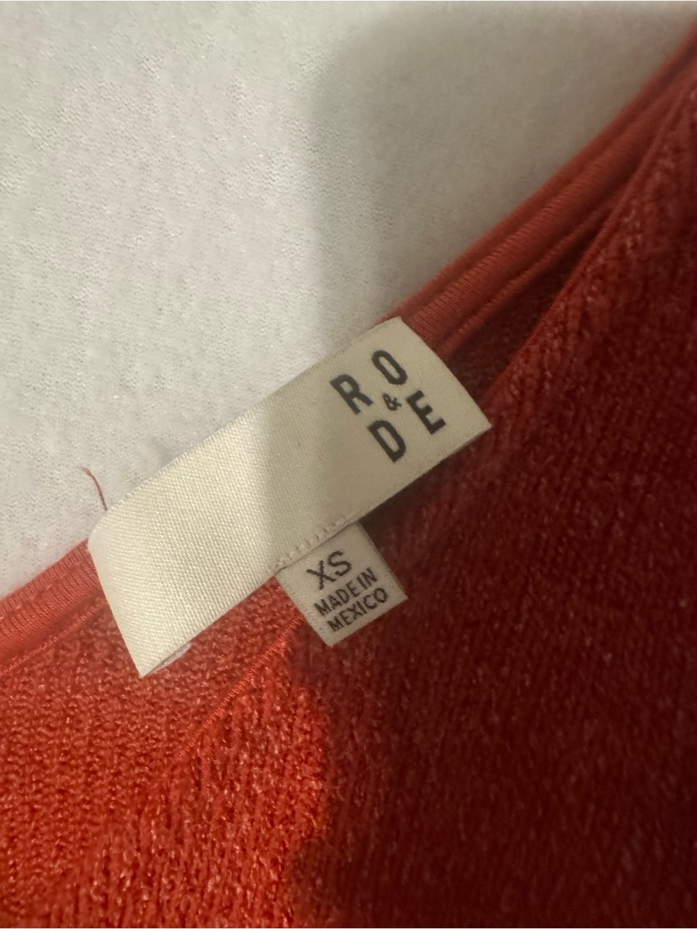 V-Neck Puff Sleeve Midi Dress in Rust - Picture 5 of 8